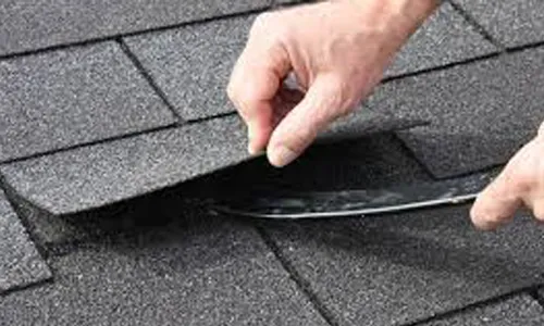 Photo of a tiled roof